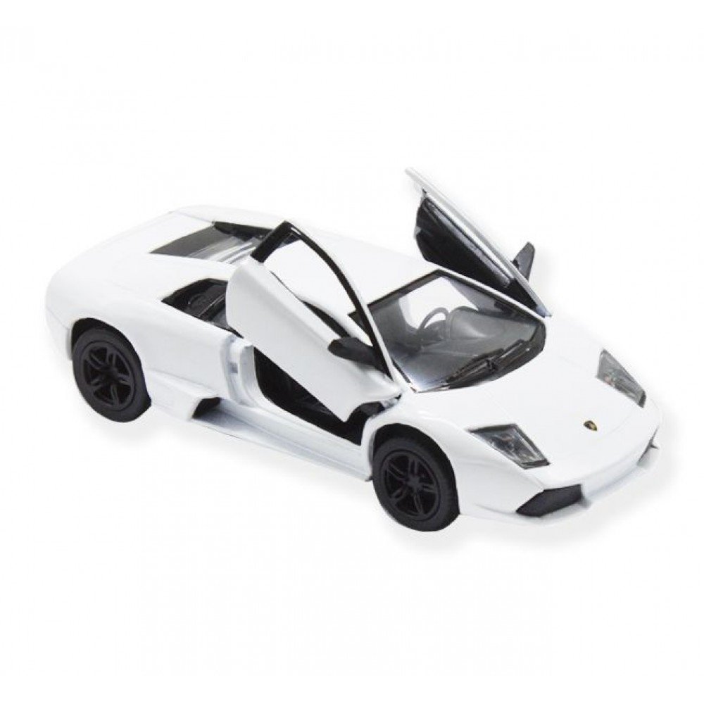 Игрушечная коллекционная модель LAMBORGHINI MURCIELAGO LP640 KT5317W, инериционная Белый