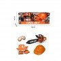 Детский игровой набор инструментов с бензопилой KY1068-108C каска в наборе