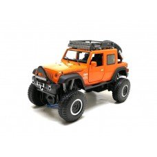 Игрушечная машинка Jeep Wrangler "АВТОПРОМ" 6609 металлическая Оранжевый