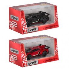 Детская коллекционная машинка Lamborghini Veneno KT5367W инерционная Черный