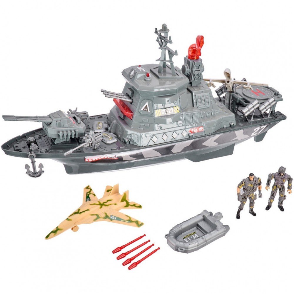 Игровой набор Z military team Военный корабль ZIPP Toys 1828-106A