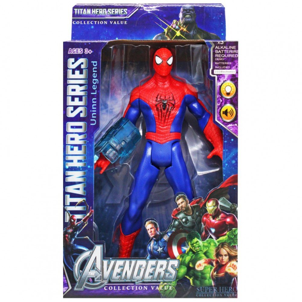 Фигурка супергероя "AVENGERS" 89001, 20 5 / 15 / 35 Спайдермен