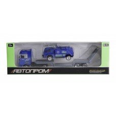 Игрушечный трейлер с джипом 7879 "АВТОПРОМ" Водомёт S.W.A.T