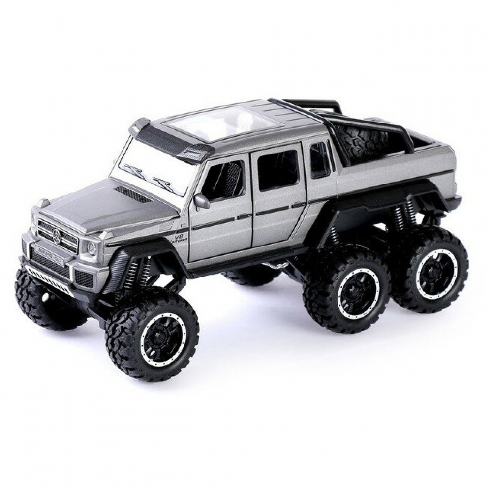 Машинка металлическая 7692-3 "MERCEDES" 1:32 "АВТОПРОМ" Серый