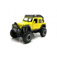 Игрушечная машинка Jeep Wrangler "АВТОПРОМ" 6609 металлическая Желтый