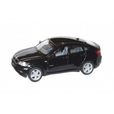 Коллекционная игрушечная машинка BMW X6 KT5336W инерционная Черный