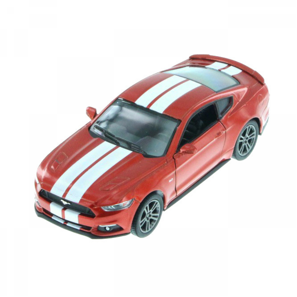 Детская модель машинки Ford Mustang GT 2015 Kinsmart KT5386FW, 1:38 Red Metallic