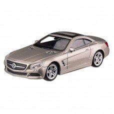 Машина металлическая MERCEDES-BENZ SL500 "WELLY" 44043CW масштаб 1:43 (Серебряный)