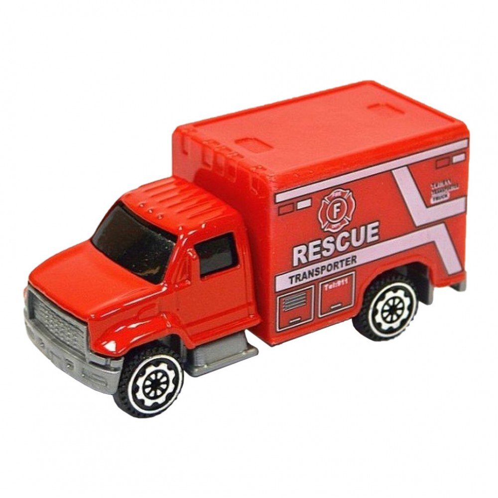 Машинка игрушечная Спецтехника АвтоПром 7637 масштаб 1:64, металлическая (Rescue)