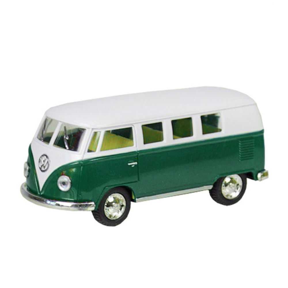 Машинка металлическая Kinsmart КТ5060W Volkswagen BUS Бело-зеленый