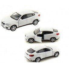 Коллекционная игрушечная машинка BMW X6 KT5336W инерционная Белый