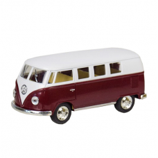 Машинка металлическая Kinsmart КТ5060W Volkswagen BUS Бело-бордовый