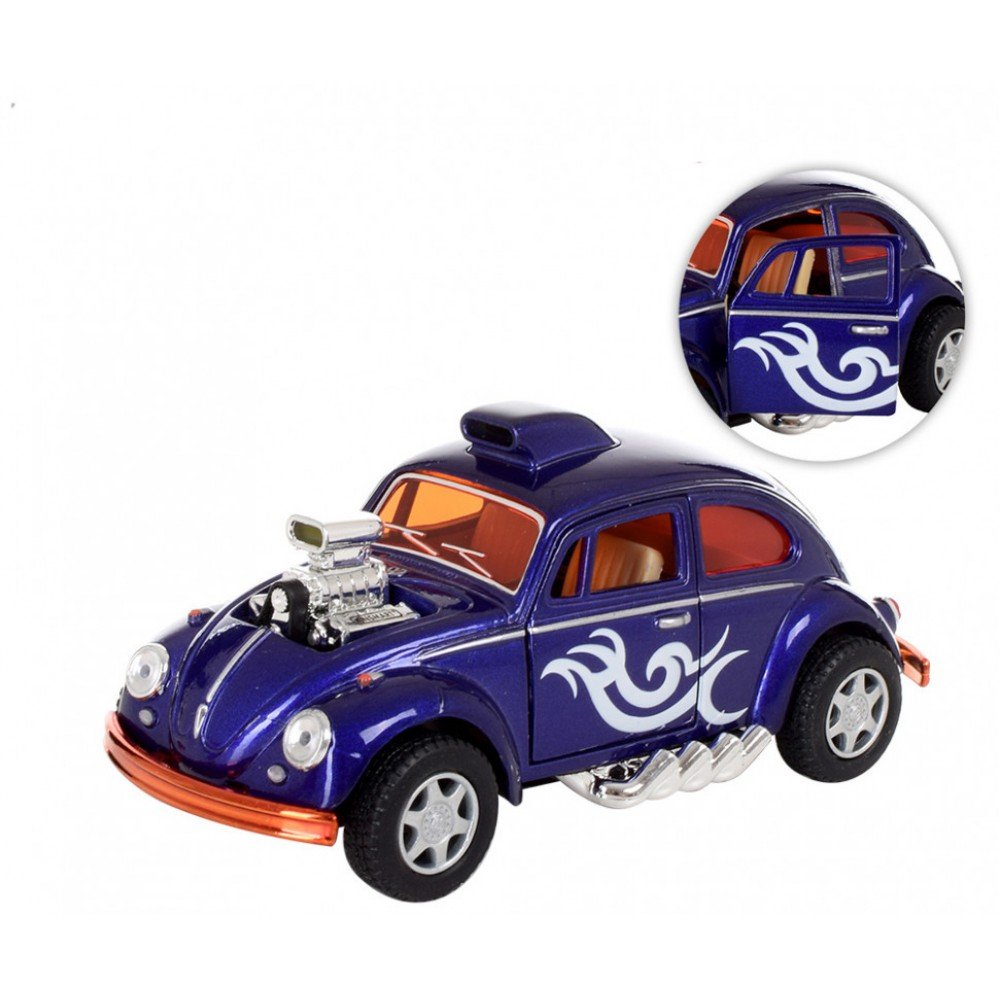 Детская коллекционная машинка BEETLE CUSTOM KT5405W инерционная