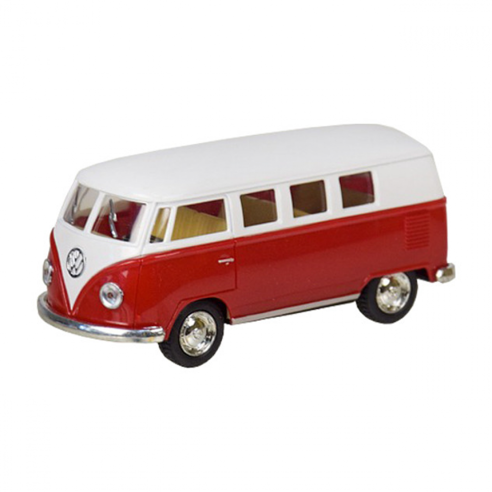 Машинка металлическая Kinsmart КТ5060W Volkswagen BUS Бело-красный