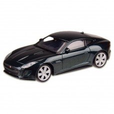 Машина металлическая JAGUAR F-TYPE COUPE "WELLY" 44049CW масштаб 1:43 (Зеленый)