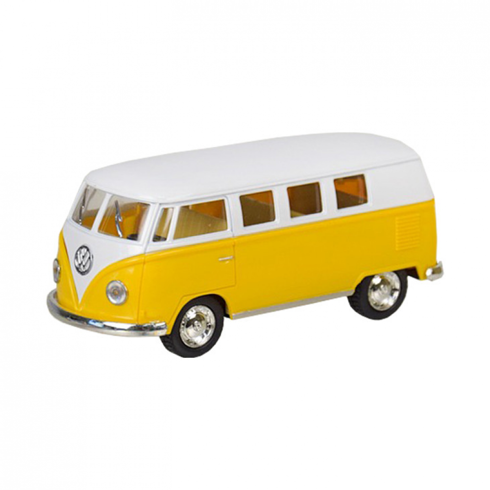 Машинка металлическая Kinsmart КТ5060W Volkswagen BUS Бело-желтый