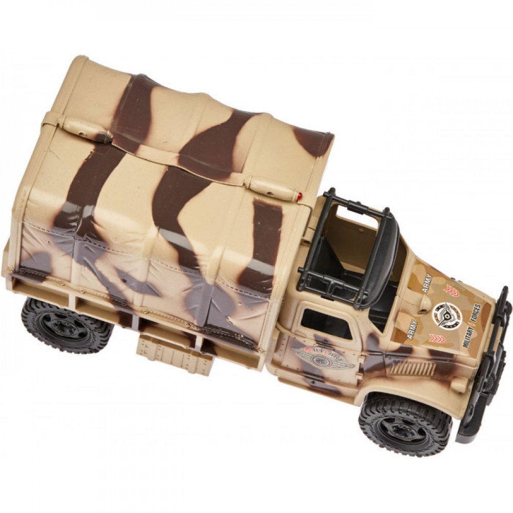 Игровой набор "Z military team" 1828-90A военный грузовик