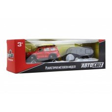 Коллекционная игрушечная машинка Джип AS-2541 инерционный Насыщенный Красный