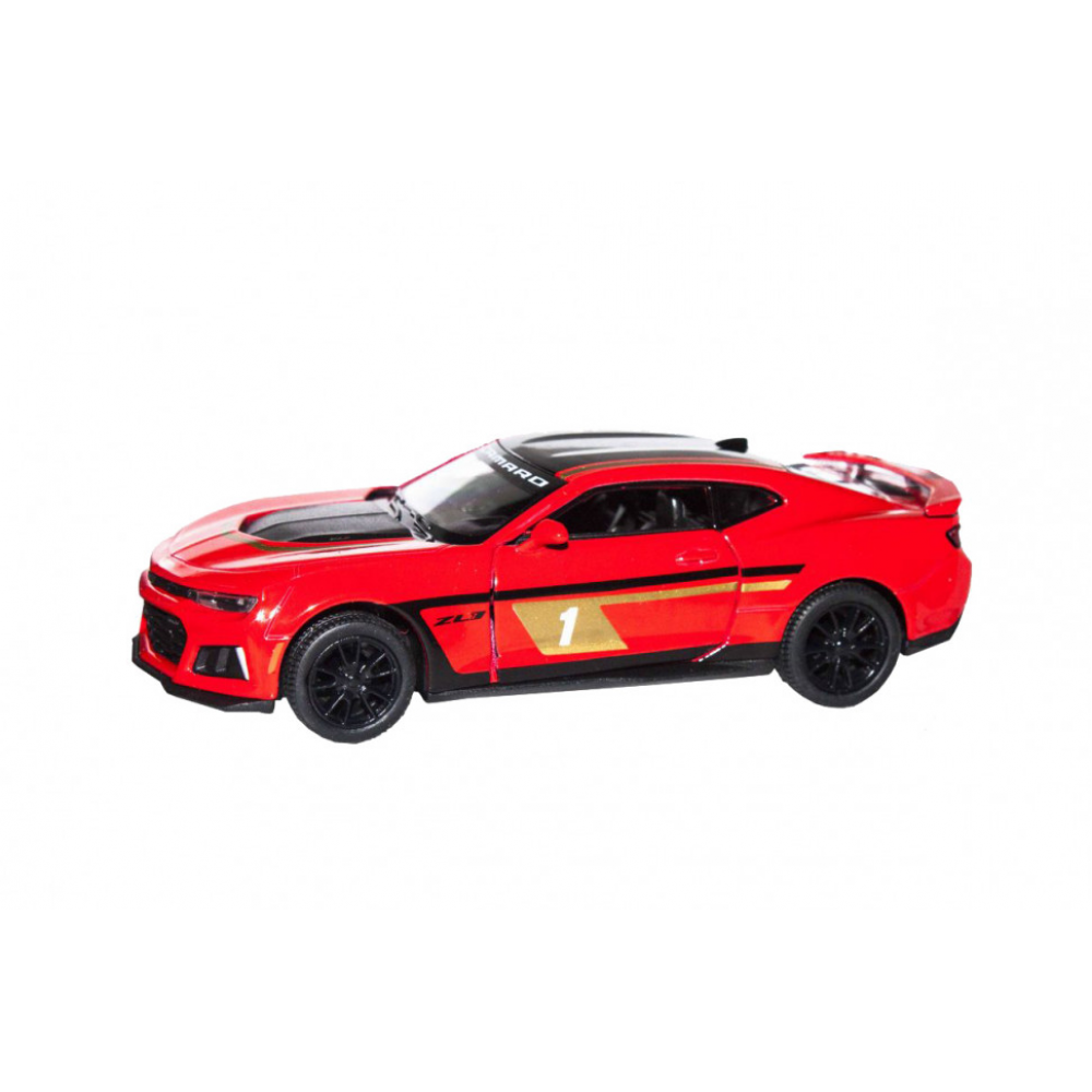 Детская модель машинки Chevrolet Camaro ZL1 2017 Kinsmart KT5399FW инерционная, 1:38 Red