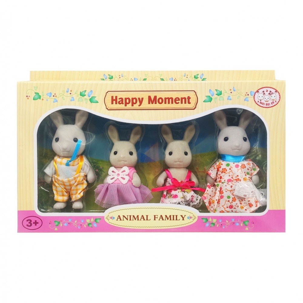 Игровой набор "Happy Family" Bambi MBE18-5 Кролики