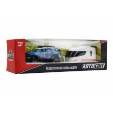 Коллекционная игрушечная машинка Джип AS-2541 инерционный Синий