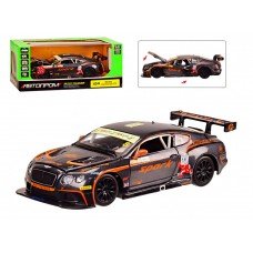 Игрушечная коллекционная машинка Bentley Continental GT3 Concep "АВТОПРОМ" 68267A инерционная 
