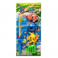 Игровой набор Рыбалка Bambi SFY-6129 удочка, рыбки, планшет (Синий)