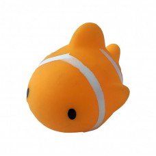 Игрушка для купания "Пищалка" 77-5 Животные Оранжевая Рыбка