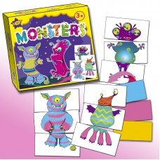 Настольная игра "MONSTERS Монстрики" MKB0141 инструкция на укр. и рус. языках
