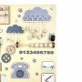 Развивающая игрушка для малышей Бизиборд TG100007, 60х40 см, Жёлтый