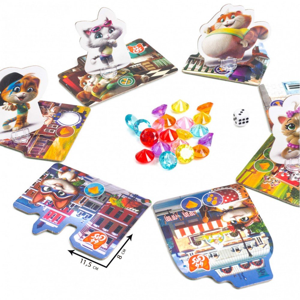 Детская игра настольная "Развлекательная Алмаз-Бум 44 Cats" VT8055-15 от 4-х лет