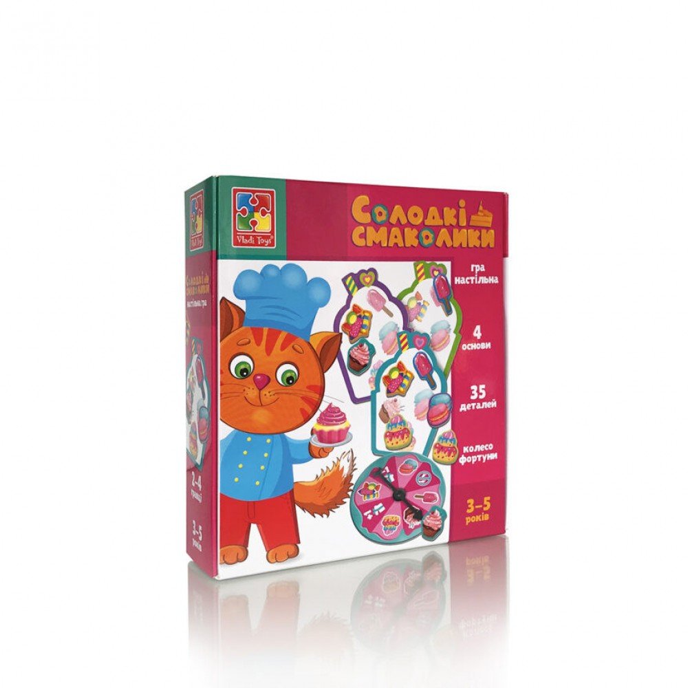 Настольная игра "Сладкие вкусности" Vladi Toys VT1804-42 укр