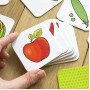 Детские учебные пазлы Изучаем овощи и фрукты 13203004, 14 развивающих игр в наборе