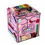 Развивающая игрушка Бизикуб TG145644630, 30х30х30 см Розовый