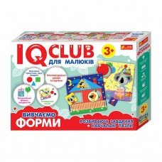 Учебные пазлы Изучаем формы.IQ-club для малышей 13203007, 6 карт в наборе