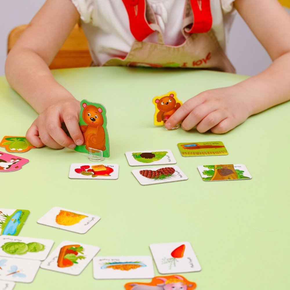 Настольная игра ассоциации "В лесу и на ферме" Vladi Toys VT1804-46 укр