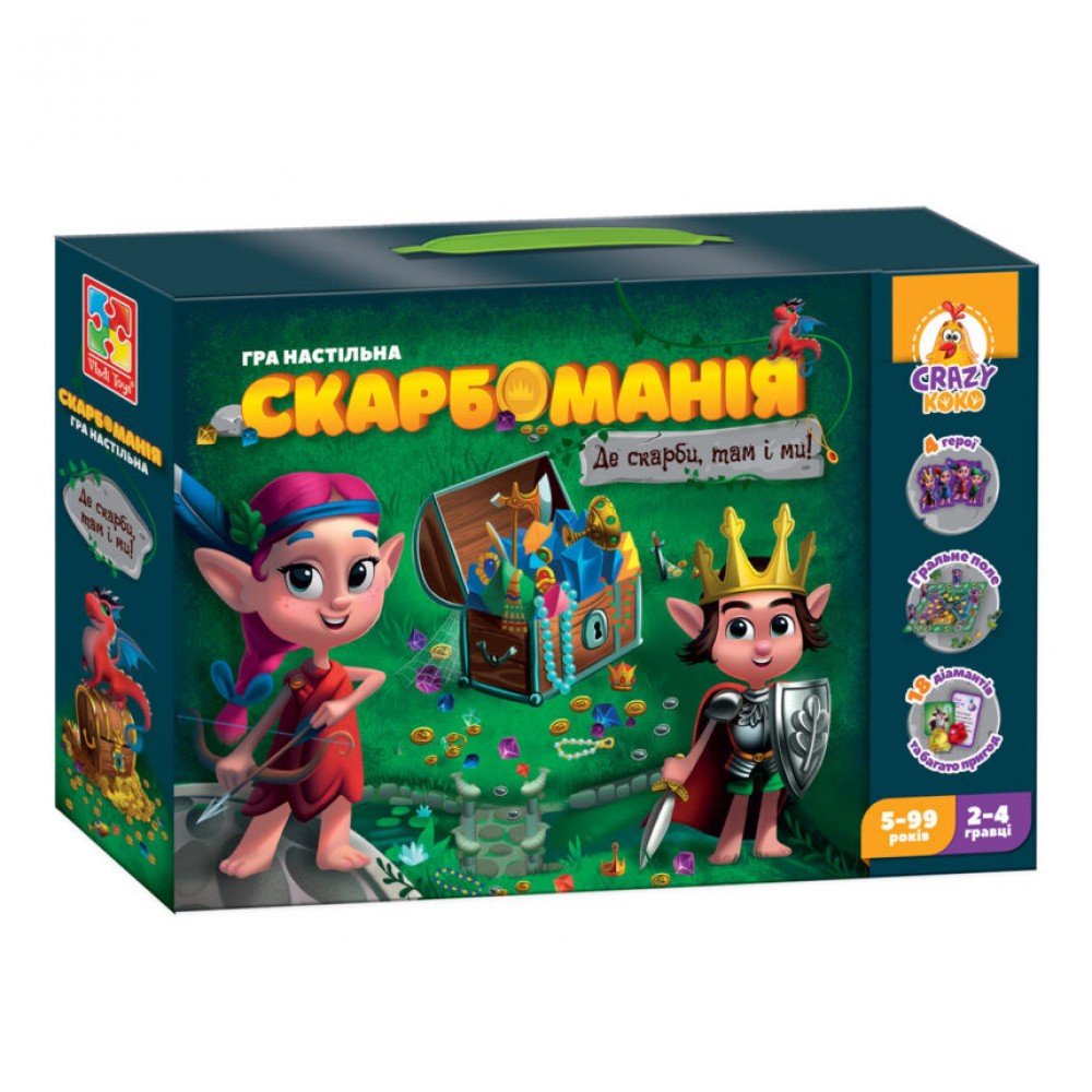 Игра настольная "Скарбоманія" Vladi Toys VT8055-30 укр