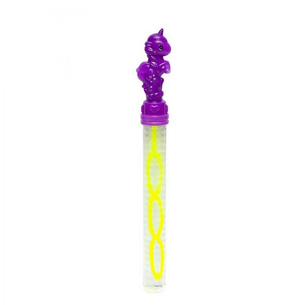 Мыльные пузыри "Единорог" COLOR-IT 2723, 25 см (Фиолетовый)