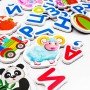 Детская настольная игра "Азбука с магнитной доской" VT5412-01 буквы на магнитах