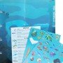 Детская игра с многоразовыми наклейками "Подводный мир" KP-008 , 43 наклейки