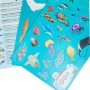 Детская игра с многоразовыми наклейками "Подводный мир" KP-008 , 43 наклейки