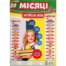 Детский ростомер Изучаем месяца 13104198 на англ. языке