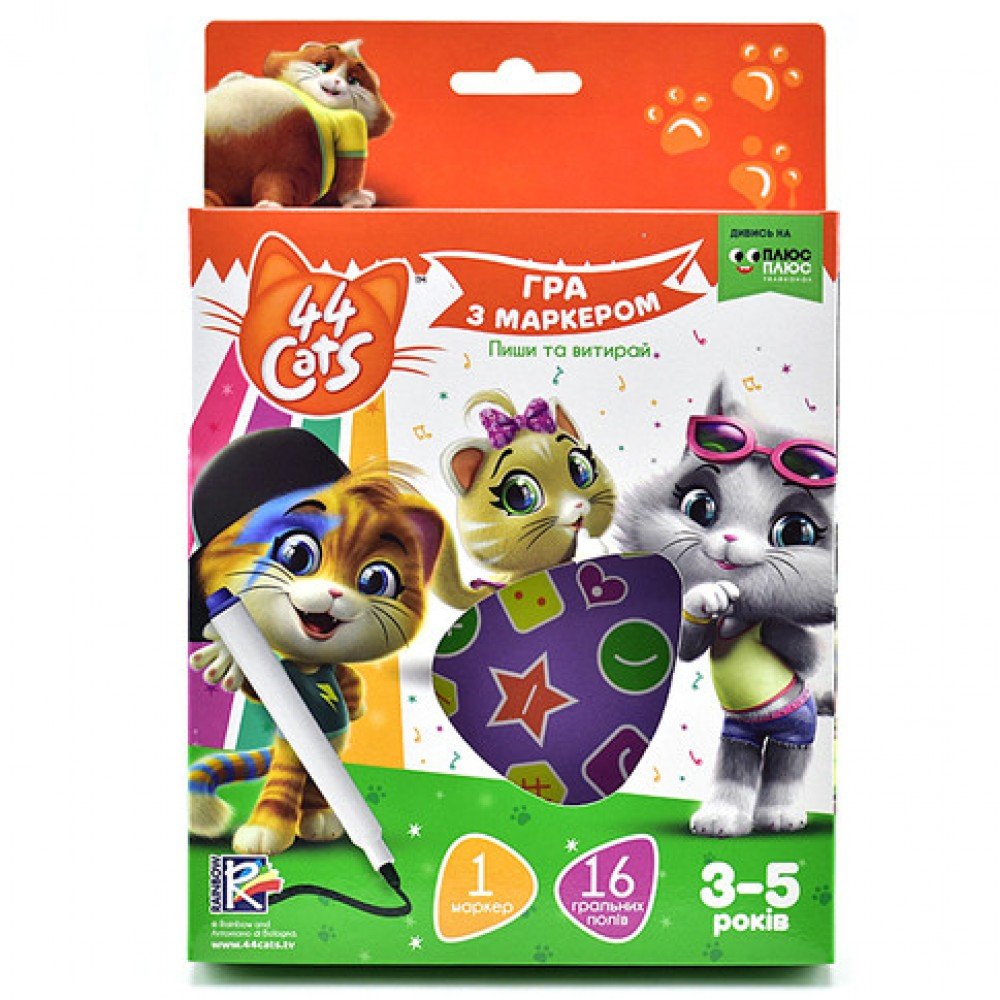 Детская игра с маркером "44 Cats" VT5010 на укр языке 3-5 лет VT5010-15