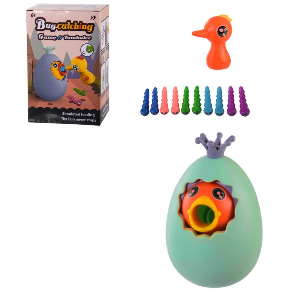 Магнитная игра "Накорми птенца" Bambi BWN002 Бирюзовый