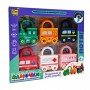 Развивающая игра "Замочки" 54229, 6 вагонов и 7 ключей