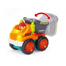 Детская игрушечная Стройтехника 3116B, 7 см подвижные детали (Самосвал)