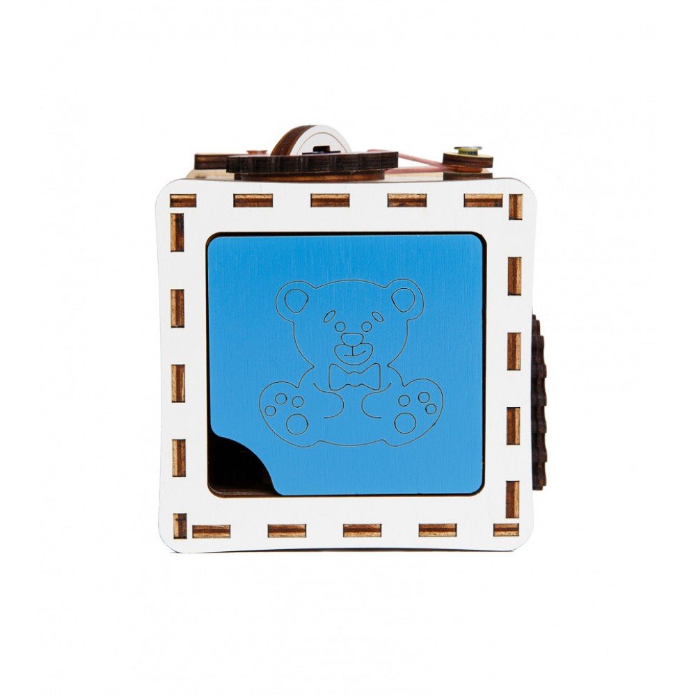 Детский развивающий куб Бизиборд K001, 12×12×12