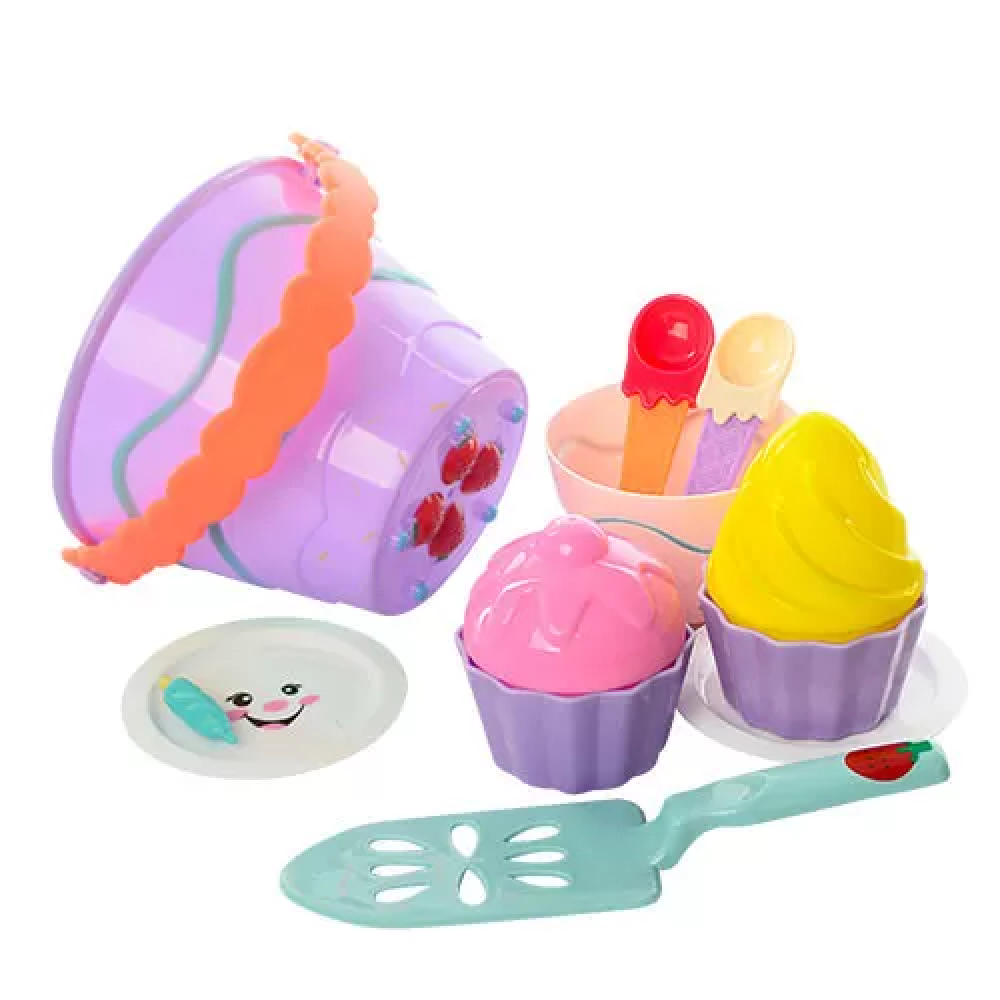 Игровой набор для песочницы 743P с формочками Фиолетовый