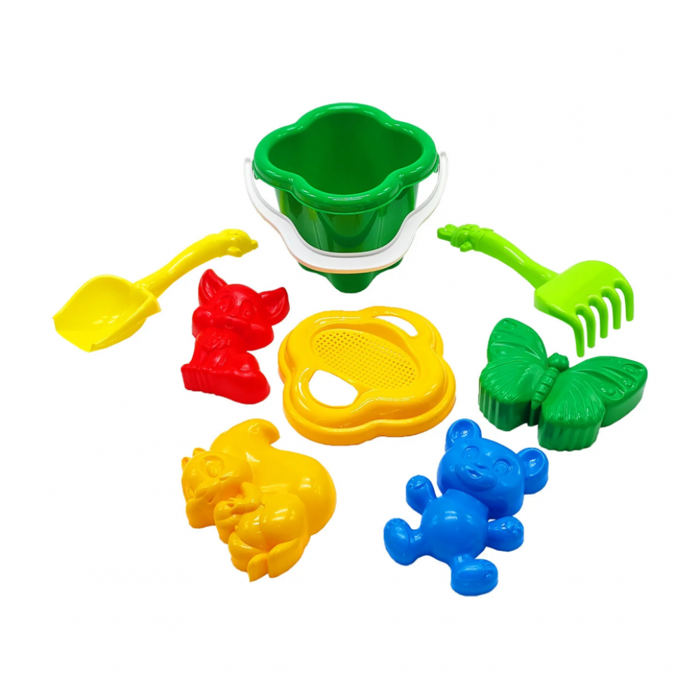Песочный набор "Колокольчик" №2 Colorplast 0985 (Зеленый)