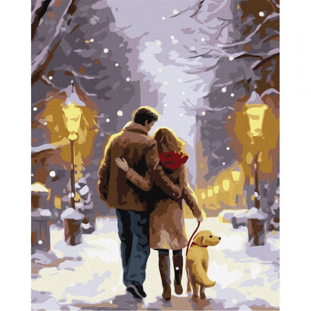 Картина по номерам "Семейная прогулка" ©art_selena_ua Идейка KHO8348 40х50 см